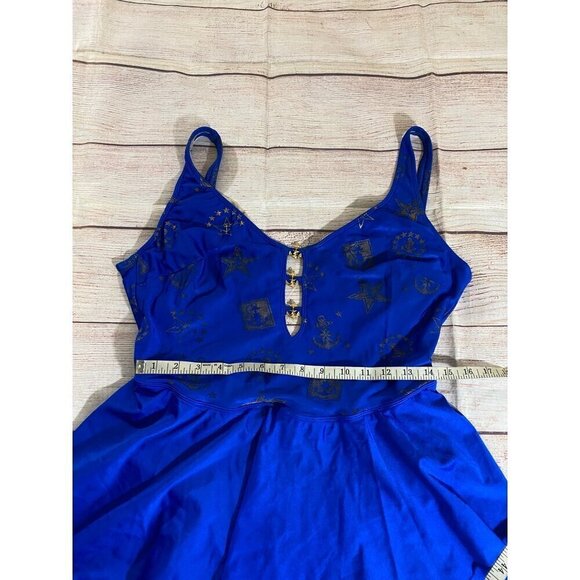 La Blanca Women's One Piece Skirtini Swim Suit - 16 - Picture 7 of 12